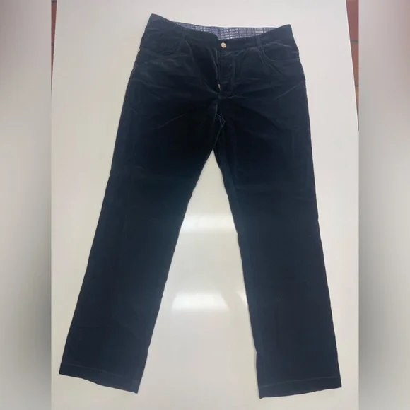 ZILLI regular fit black pants size: 52 - Picture 2 of 10